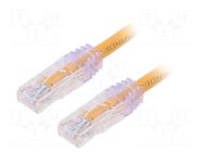 Patch cord; TX6™ PLUS,U/UTP; 6; stranded; Cu; LSZH; orange; 1m PANDUIT