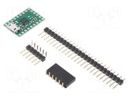 Module robotics: adapter; USB-UART; CP2102N; USB micro; 1.5x2.4mm POLOLU