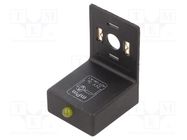 Mounting adapter; form A; PIN: 2; with LED; 24V; Colour: yellow 