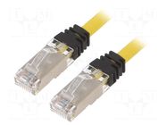 Patch cord; RJ45 plug,both sides; S/FTP,TX6A™ 10Gig; 6a; Cu; 2m PANDUIT