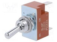 Switch: toggle; Pos: 2; SPDT; ON-ON; 20A/125VAC; 20A/30VDC; -10÷70°C NKK SWITCHES