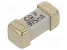 Fuse: fuse; quick blow; 375mA; 125VAC; 125VDC; SMD; ceramic CONQUER ELECTRONIC