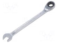 Wrench; combination spanner,with ratchet; 9mm; OPEN-RATCH STAHLWILLE