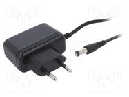 Power supply: switching; mains,plug; 6VDC; 0.83A; 5W; Plug: EU; 76% XP POWER