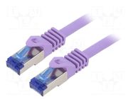 Patch cord; RJ45 plug,both sides; S/FTP; 6a; stranded; Cu; LSZH LOGILINK