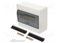 Enclosure: for modular components; IP40; No.of mod: 10; IC2 HAGER