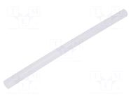 Hot melt glue; Ø: 11mm; white,transparent; L: 200mm; 120°C; 25pcs. C.K