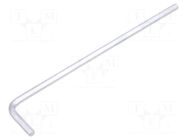 Wrench; hex key; HEX 4mm; tool steel; long; L: 144mm KING TONY