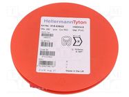 Markers; Marking: 2; 4÷9mm; PVC; red; -65÷105°C; leaded; HGDC4-9 HELLERMANNTYTON
