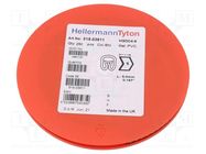 Markers; Marking: 1; 4÷9mm; PVC; brown; -65÷105°C; leaded; HGDC4-9 HELLERMANNTYTON