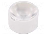 LED lens; round; plexiglass PMMA; 14÷20°; Mounting: adhesive tape LEDIL