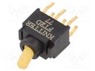 Switch: toggle; Pos: 2; DPDT; ON-ON; 0.15A/28VDC; Leads: flat pin KNITTER-SWITCH