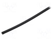 Hole and edge shield; polyetylene; L: 30.5m; black; H: 4.1mm PANDUIT