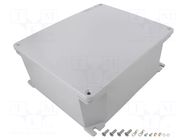 Enclosure: multipurpose; X: 264mm; Y: 314mm; Z: 122mm; aluminium ILME