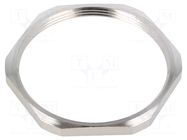 Nut; PG48; brass; 64mm; Thread: PG; Plating: nickel; SKINDICHT® LAPP
