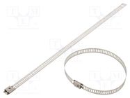 Cable tie; L: 225mm; W: 7mm; acid resistant steel AISI 316; 445N RAYCHEM RPG