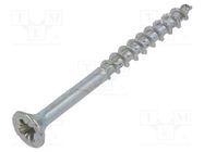 Screw; for wood; 3.5x40; Head: countersunk; Pozidriv; PZ2; zinc 