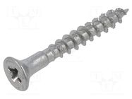 Screw; for wood; 4.5x35; Head: countersunk; Pozidriv; PZ2; zinc BOSSARD