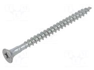 Screw; for wood; 4.5x60; Head: countersunk; Pozidriv; PZ2; zinc BOSSARD