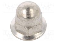 Nut; with flange; hexagonal; M10; 1.5; A2 stainless steel; 17mm BOSSARD