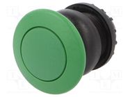 Switch: push-button; 22mm; Stabl.pos: 2; green; none; IP67; mushroom 