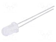LED; blue; 5mm; 8200÷16800mcd; 15°; Front: convex; 3÷3.8VDC; 120mW CREE LED