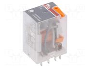 Relay: electromagnetic; DPDT; Ucoil: 48VAC; Icontacts max: 12A ABB