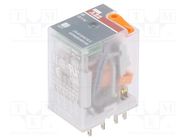 Relay: electromagnetic; 4PDT; Ucoil: 120VAC; Icontacts max: 6A ABB