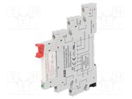 Relay: interface; SPDT; Ucoil: 110VAC,110VDC; Series: CR-S ABB