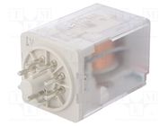 Relay: electromagnetic; DPDT; Ucoil: 110VDC; Icontacts max: 10A ABB
