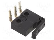 Microswitch SNAP ACTION; 0.5A/30VDC; SPDT; Rcont max: 100mΩ; PCB KNITTER-SWITCH
