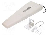 Antenna; 5G,LTE; 10dBi; outside; 50Ω; 680÷2700MHz,3400÷3800MHz SR PASSIVES