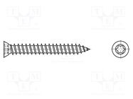 Screw; for wood; 7.5x210; Head: countersunk; Torx®; TX30; zinc BOSSARD