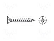 Screw; for wood; 4x15; Head: countersunk; Torx®; TX20; YELLOX® BOSSARD