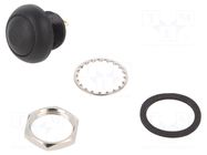 Switch: push-button; Pos: 2; SPST-NO; 0.4A/32VAC; 0.1A/50VDC; IP67 KNITTER-SWITCH