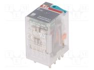 Relay: electromagnetic; 4PDT; Ucoil: 125VDC; Icontacts max: 6A ABB