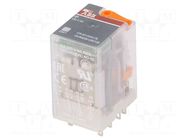 Relay: electromagnetic; 3PDT; Ucoil: 120VAC; Icontacts max: 10A ABB