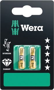 855/1 BDC SB bits, 2 x PZ 2x25, Wera