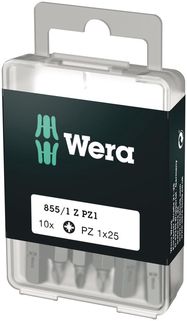 855/1 Z DIY bits, 10 x PZ 1x25, Wera