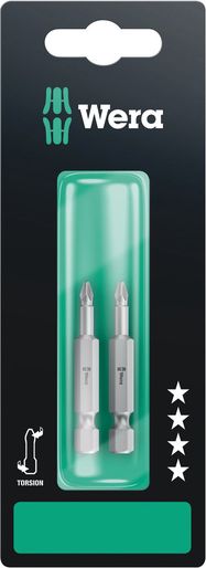 855/4 TZ SB bits, 2 x PZ 1x50, Wera