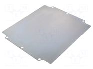Mounting plate; steel; Plating: zinc RAYCHEM RPG