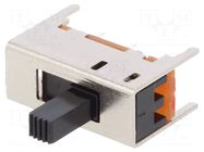 Switch: slide; Pos: 2; SPDT; 0.35A/30VDC; ON-ON; PCB,THT; 20mΩ; MFP KNITTER-SWITCH
