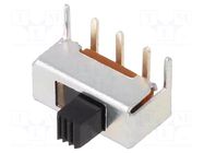 Switch: slide; Pos: 2; SPDT; 0.2A/30VDC; ON-ON; PCB,THT; 30mΩ; MFP KNITTER-SWITCH