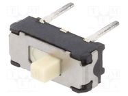 Switch: slide; Pos: 2; SPDT; 0.1A/30VDC; ON-ON; PCB,THT; -10÷60°C KNITTER-SWITCH