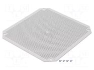 Mounting plate; plastic; perforated FIBOX