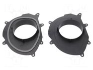 Speaker frame; 165mm; Renault; Renault Clio 2013->2019; 2pcs. ACV