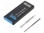 Tap; high speed steel cobalt HSS-E; M3; 0.5; ISO2/6H; 2pcs. VÖLKEL