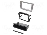 Radio frame; Alfa Romeo; 2 DIN; silver ACV