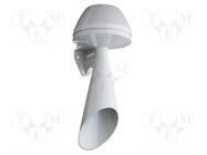 Signaller: sound; membrane siren; 230VDC; 108dB; 570; IP55; ABS WERMA