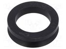 V-ring washer; NBR rubber; Shaft dia: 19÷21mm; L: 7.5mm; Ø: 18mm ORING USZCZELNIENIA TECHNICZNE